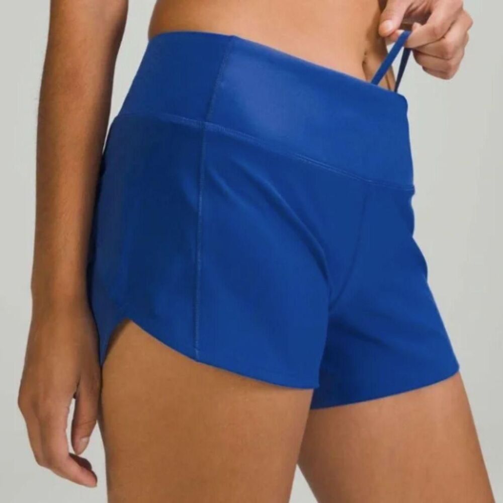 lululemon athletica blue Speed Up Shorts